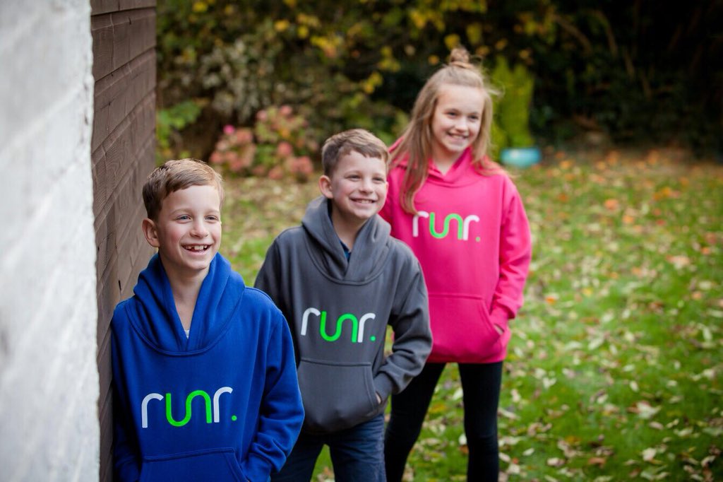 Junior Runr Hoodie - Grey