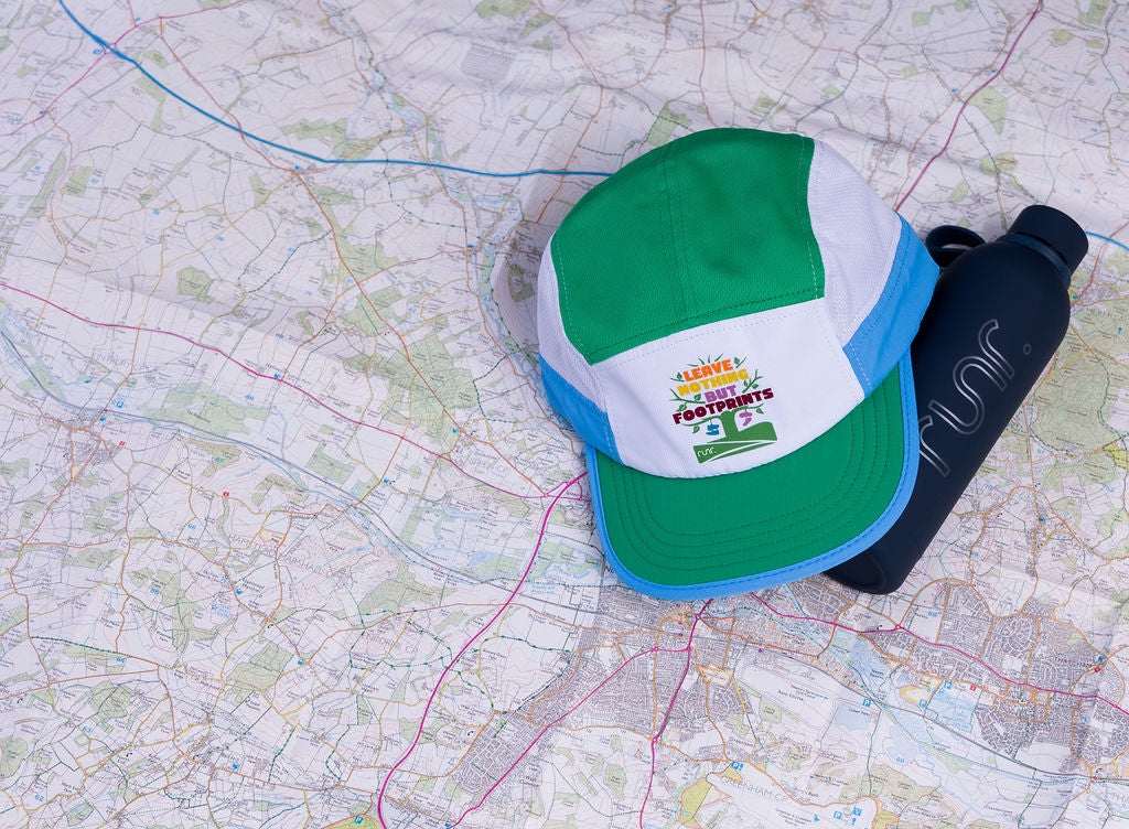 Runr 'Leave Nothing But Footprints' Trails Technical Running Hat