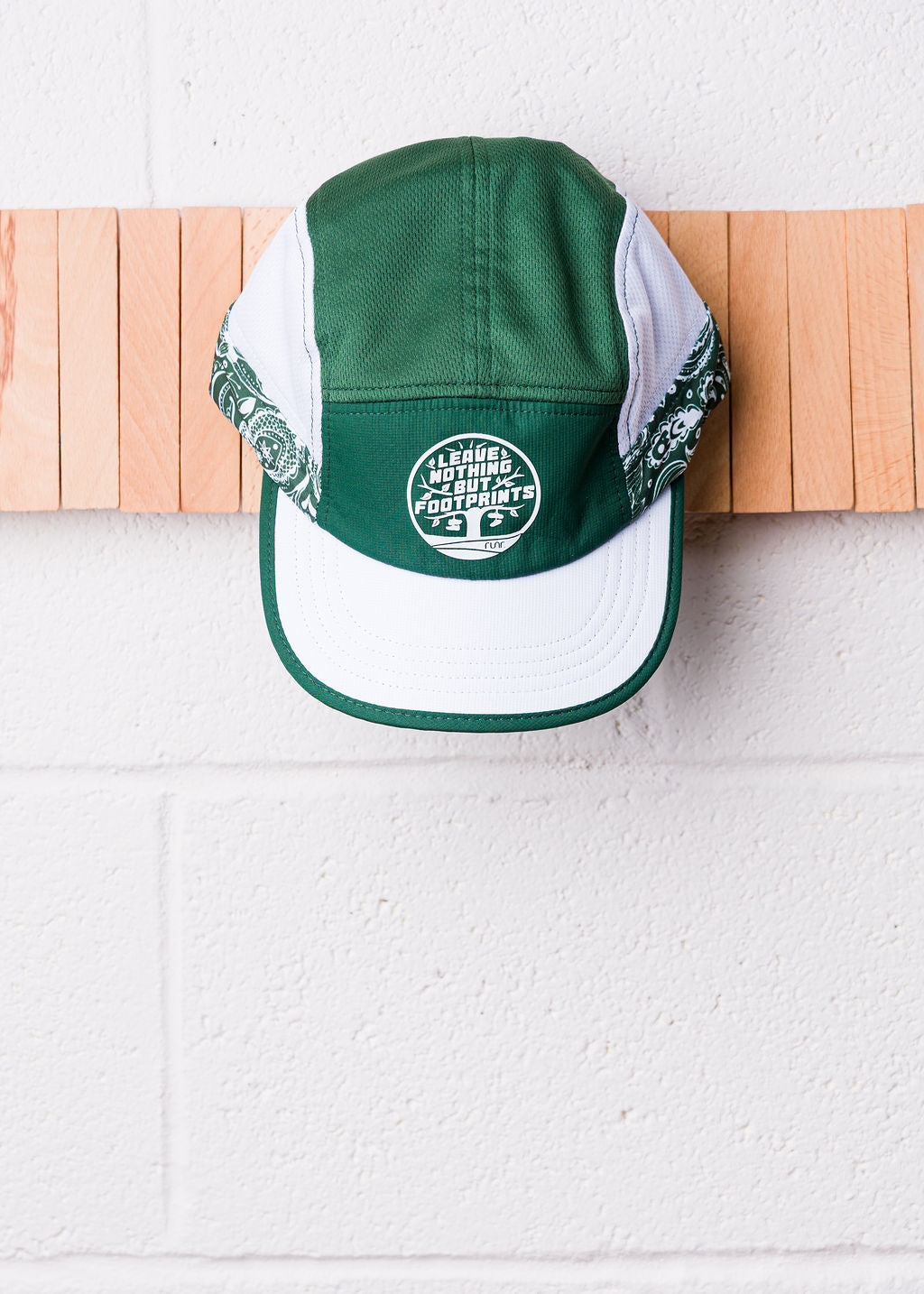 Runr 'Leave Nothing But Footprints' Technical Running Hat