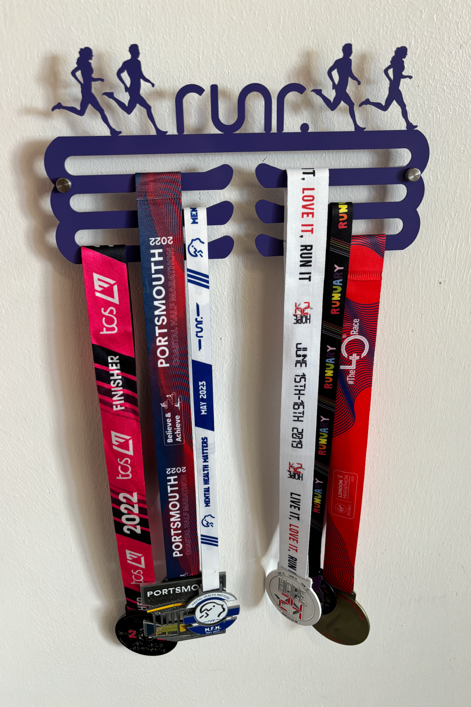 Runr Medal Hanger - Purple