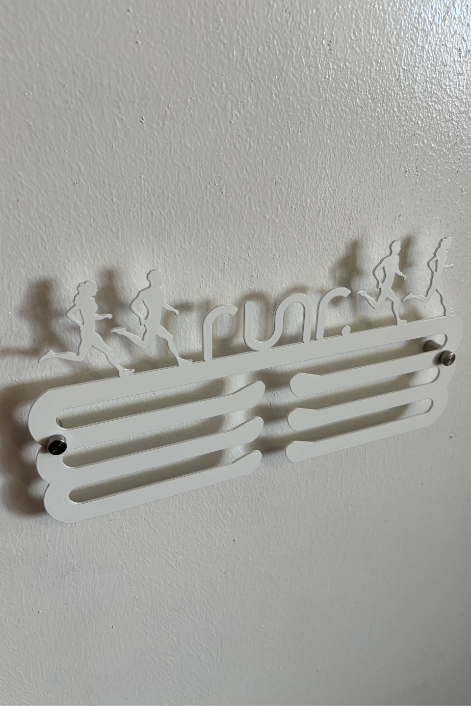 Runr Medal Hanger - White