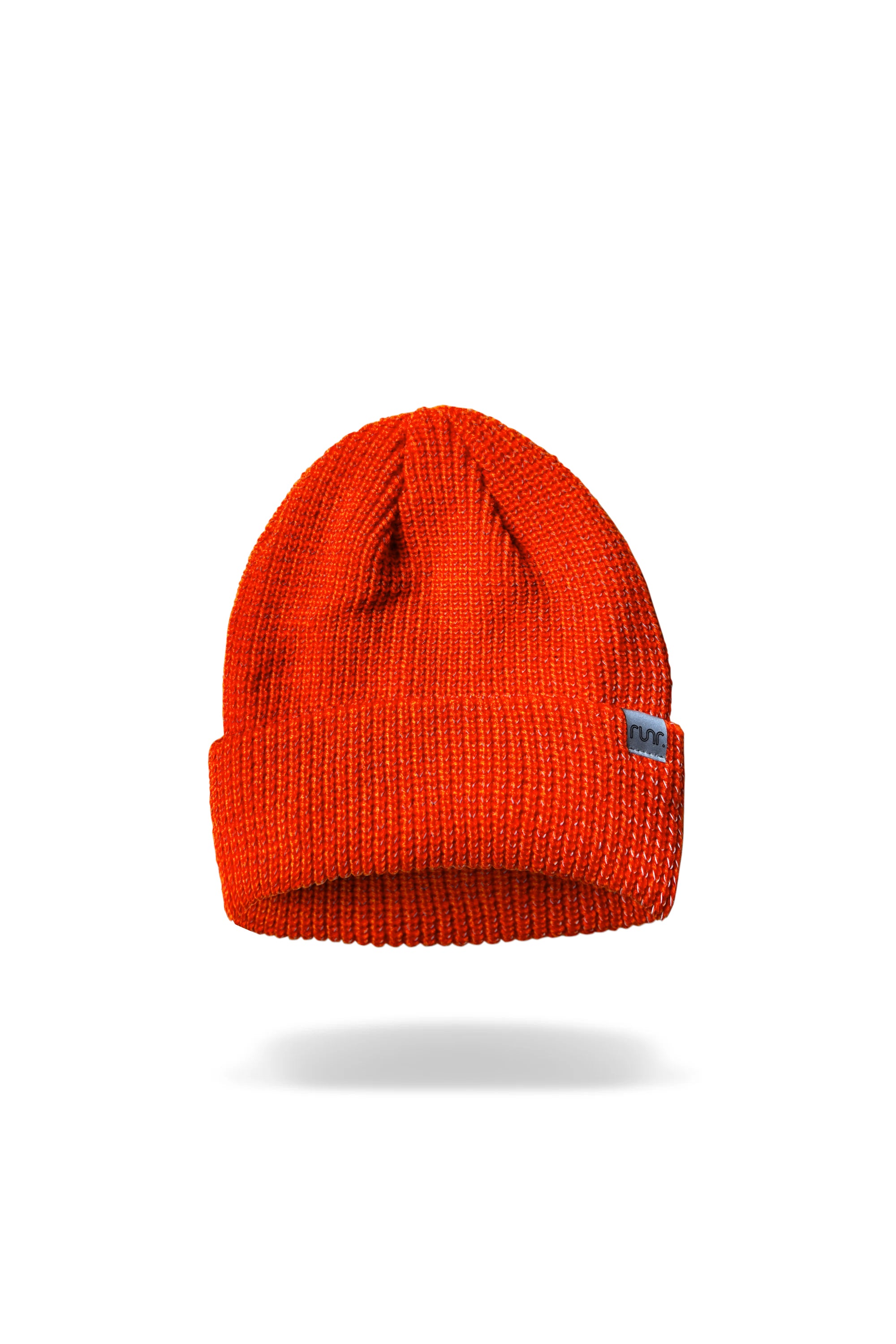Runr Midnight Coral Reflective Beanie Hat