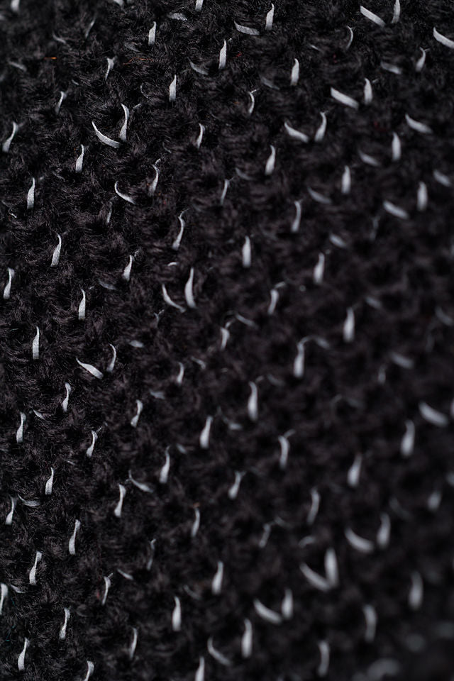 Runr Midnight Black Reflective Beanie Hat