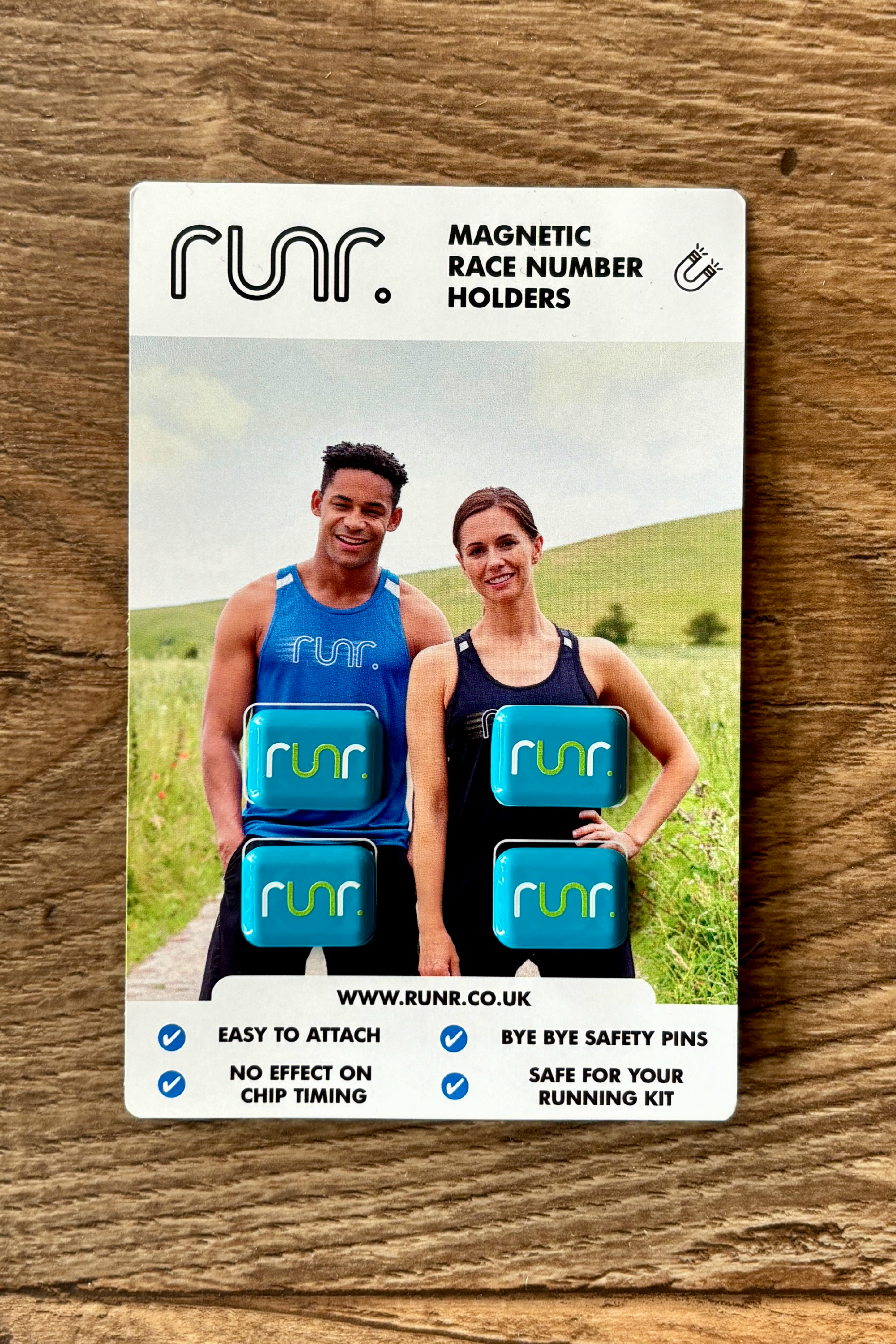 Runr Race Magnets - Petrol Blue