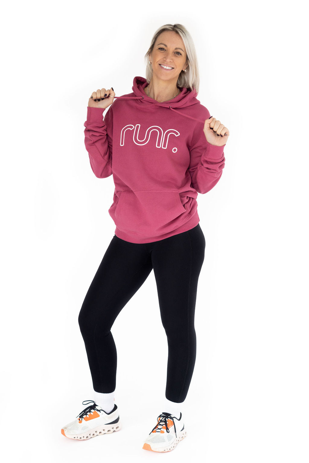 Women's Midnight Runr Hoodies - Dusky Maroon