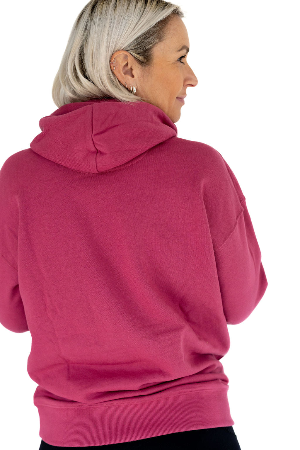 Women's Midnight Runr Hoodies - Dusky Maroon