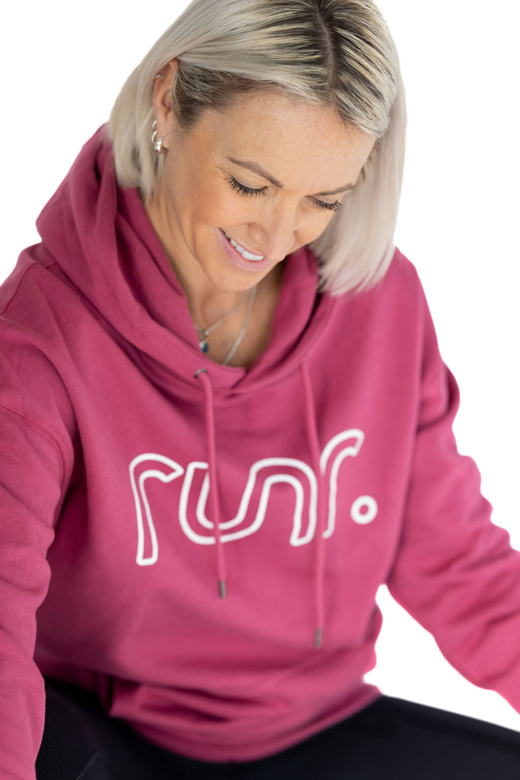 Women's Midnight Runr Hoodies - Dusky Maroon