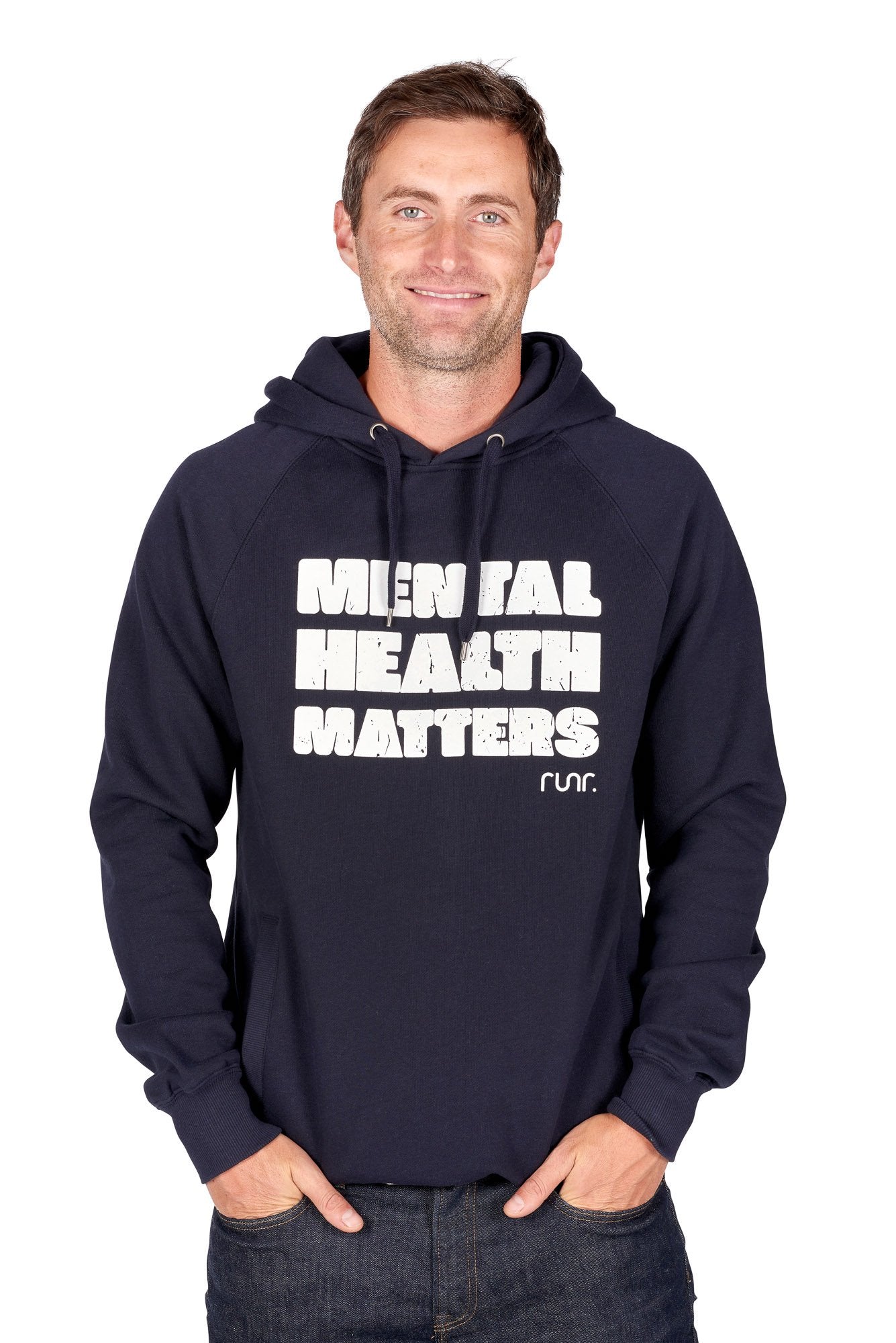 Men's Mental Health Matters Hoodie - Navy