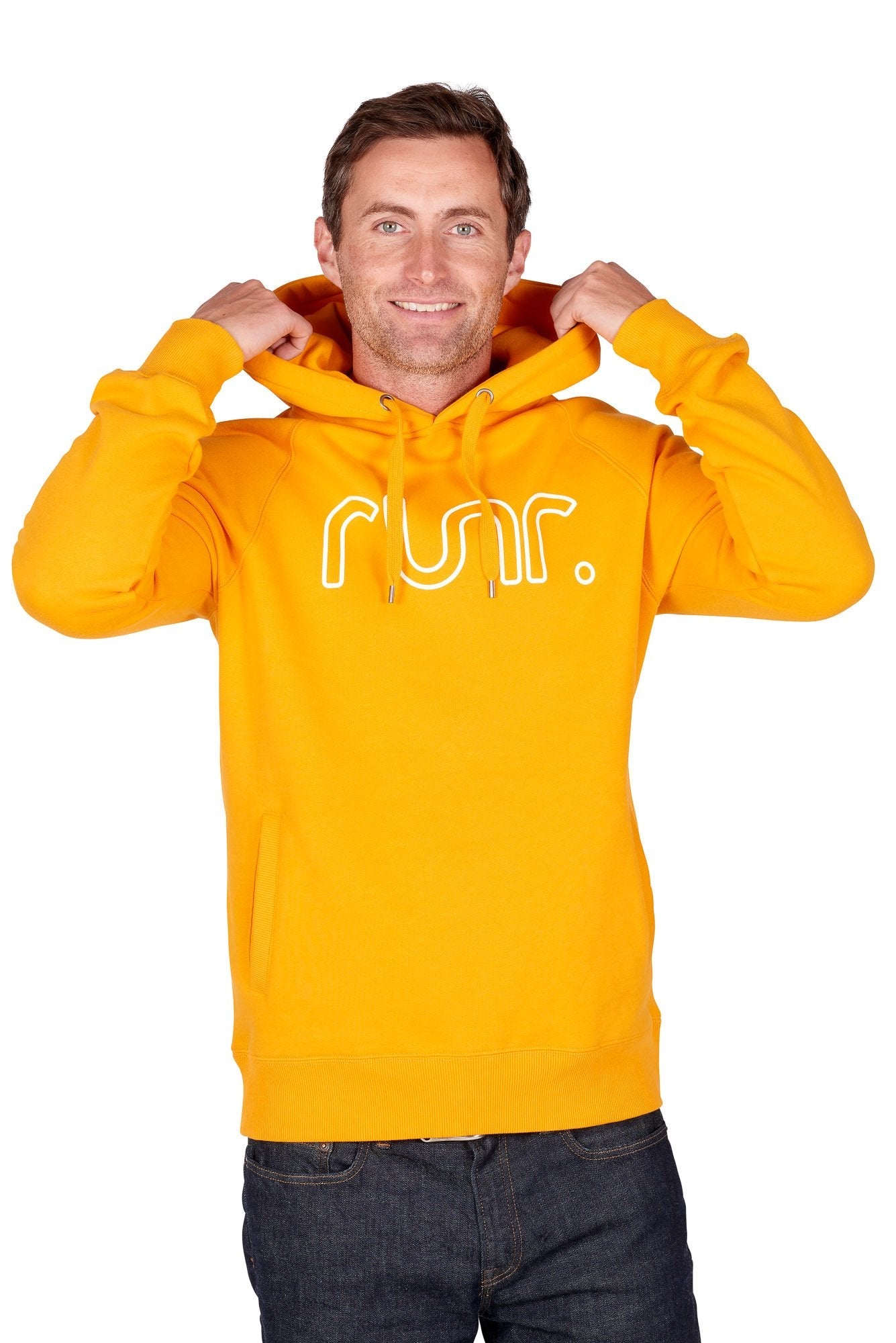 Men's Midnight Runr Hoodies - Mango