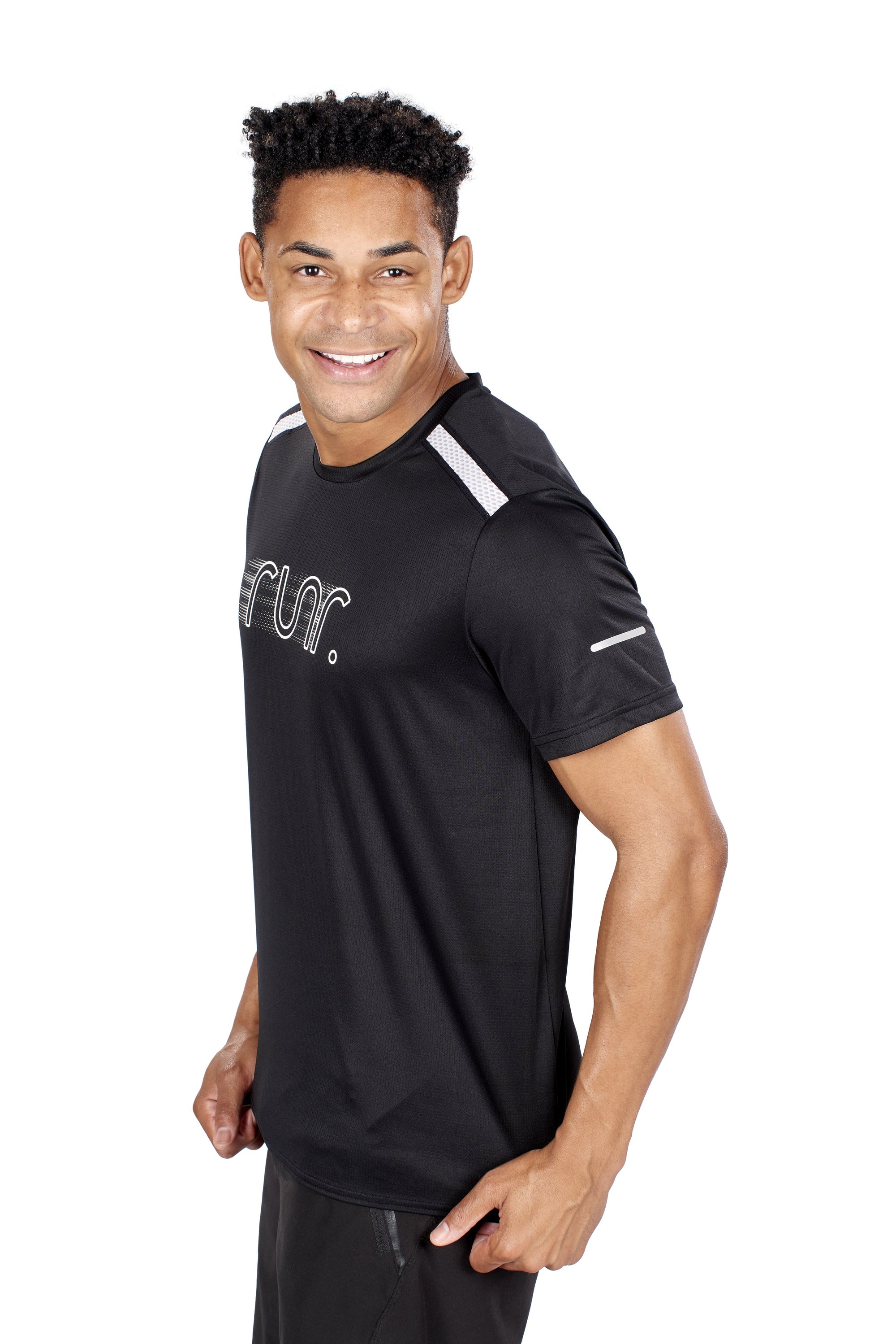 Men's EcoTek Runr Technical T-Shirt - Black