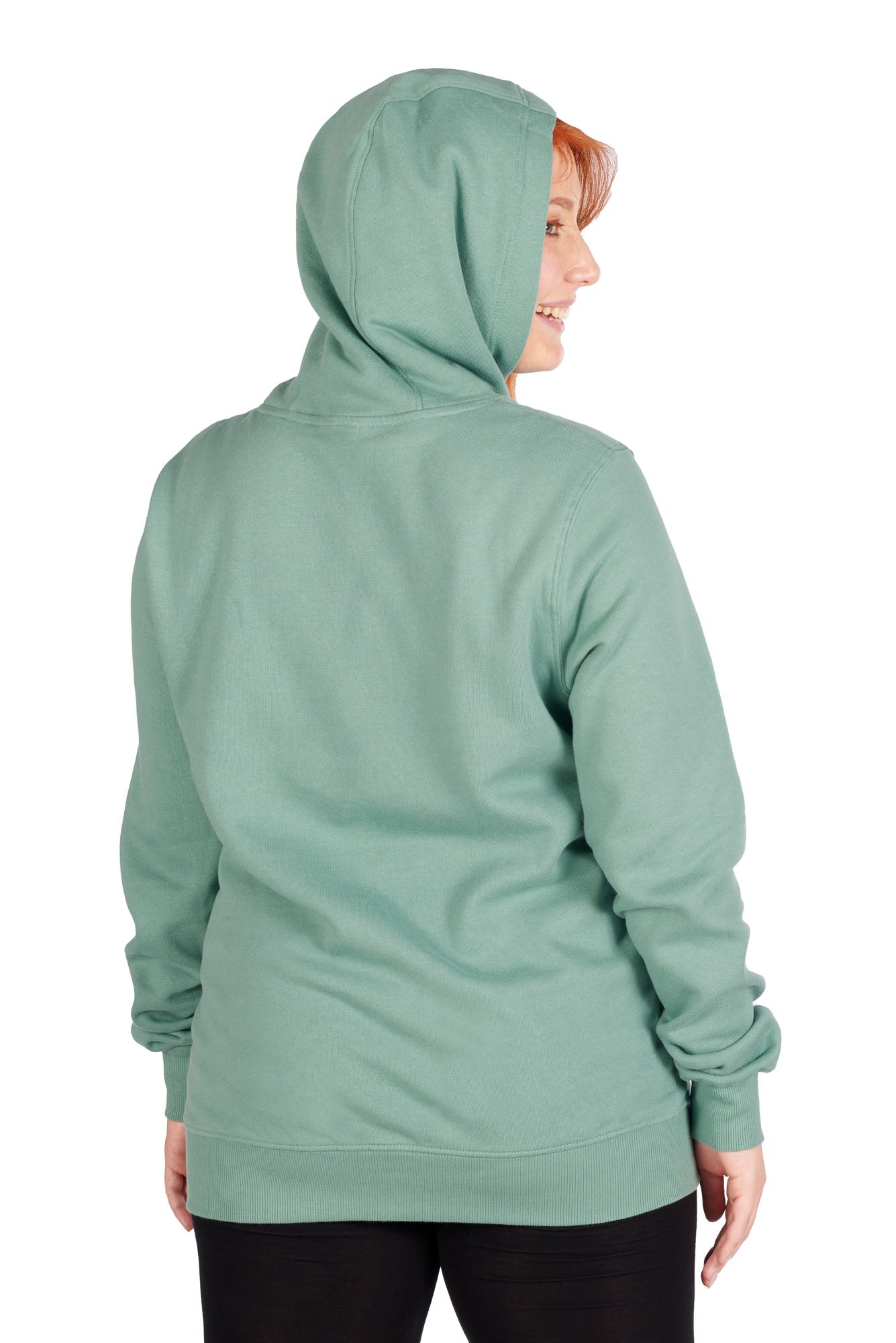 Women's Floral Sage Organic Runr Hoodie