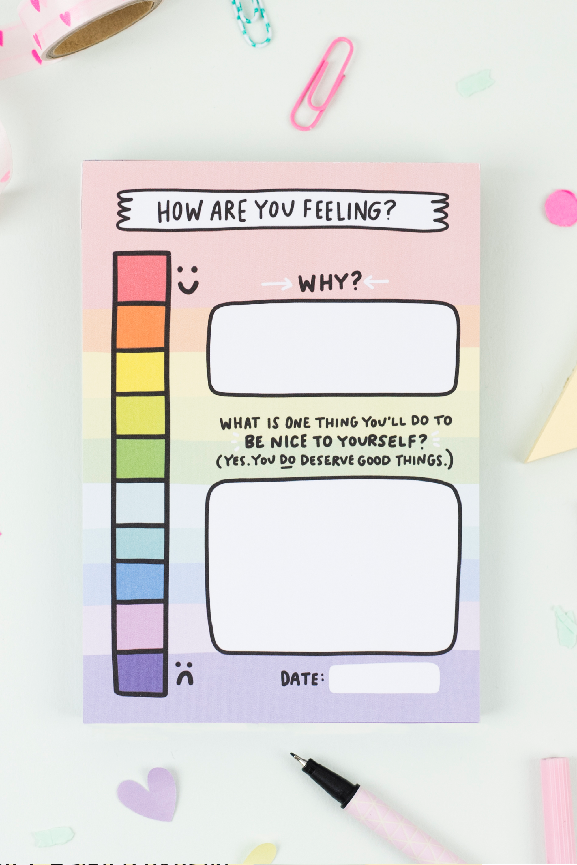 My Mood Tracker Notepad