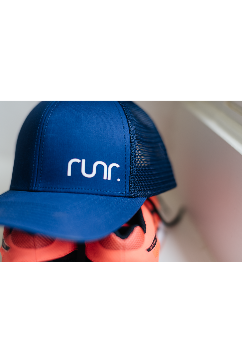 Runr Navy Retro Trucker Hat