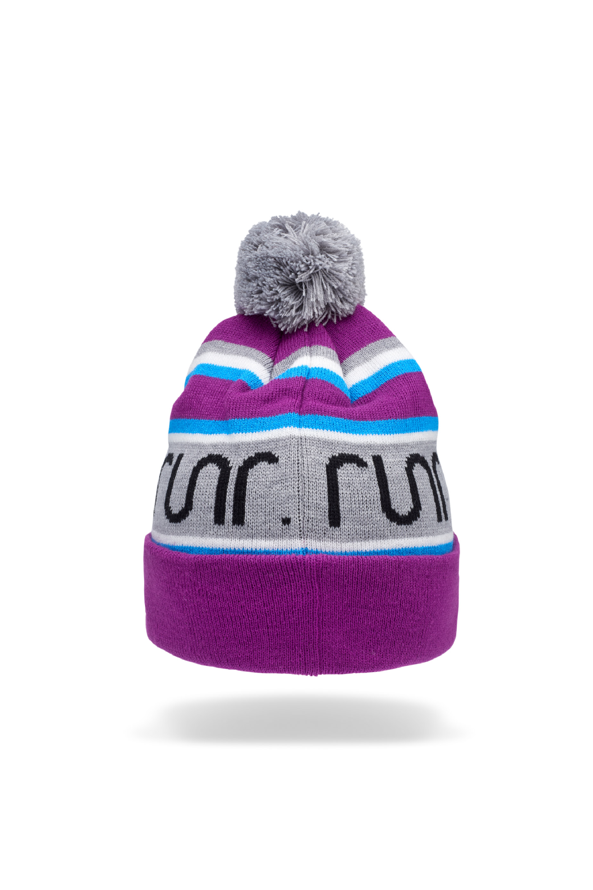 Runr Nordic Bobble Hat - Magenta