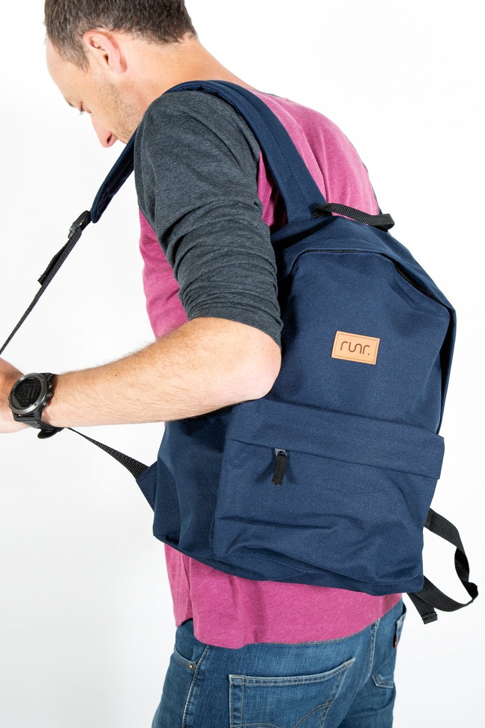 Runr Go Backpack - Navy